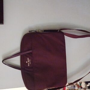 Kate Spade The Little Better Sam Nylon Universal Laptop Bag Cranberry/Maroon
